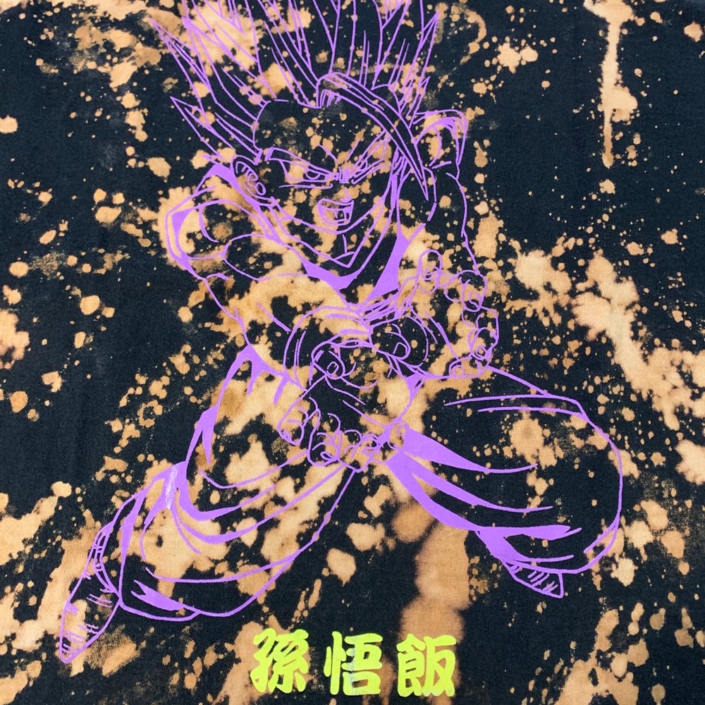 Dragon ball z champions custom bleach die shirt